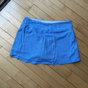 Tommy Bahama Blue and White Mesh Skirt